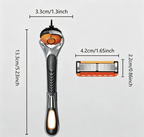 High-Quality Men Razor Set with 24 or 48 Refill Blades