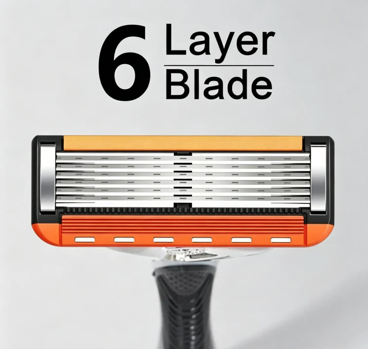 High-Quality Men Razor Set with 24 or 48 Refill Blades