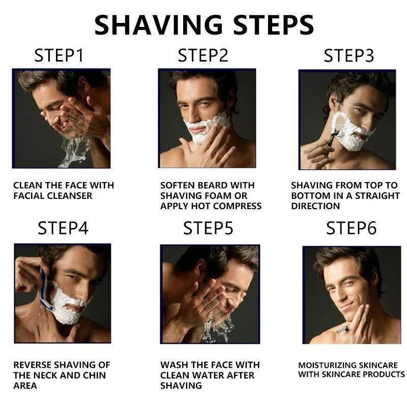 High-Quality Men Razor Set with 24 or 48 Refill Blades