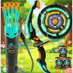 JOYIN Children's Bow and Arrow Set, LED Light-Up Archery Toy Set