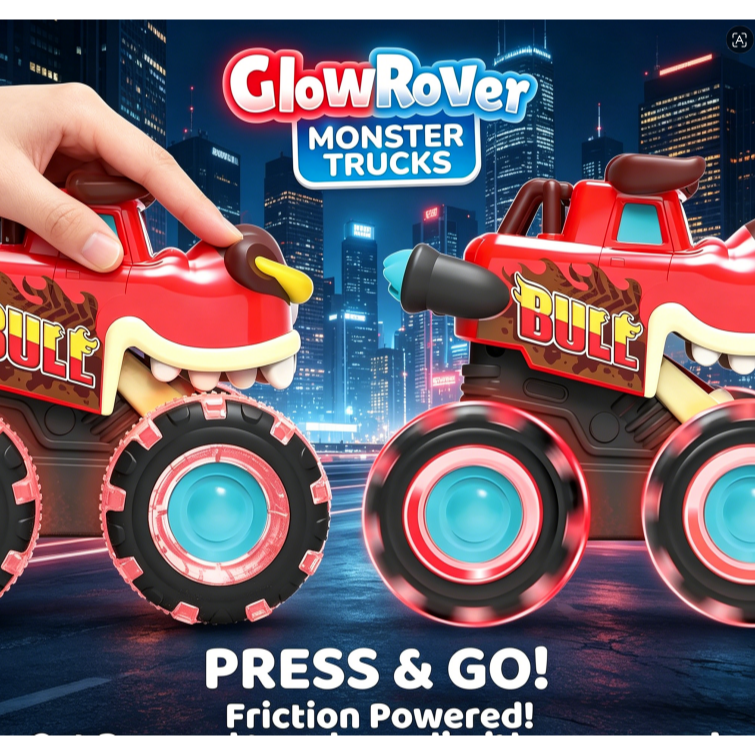 JOYIN 3-Piece Monster Truck Toy Set