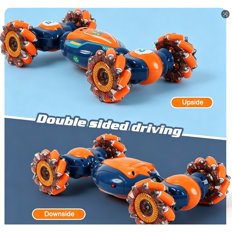 Gesture-sensing remote control stunt car - a toy suitable for boys and girls aged 6-8-12.