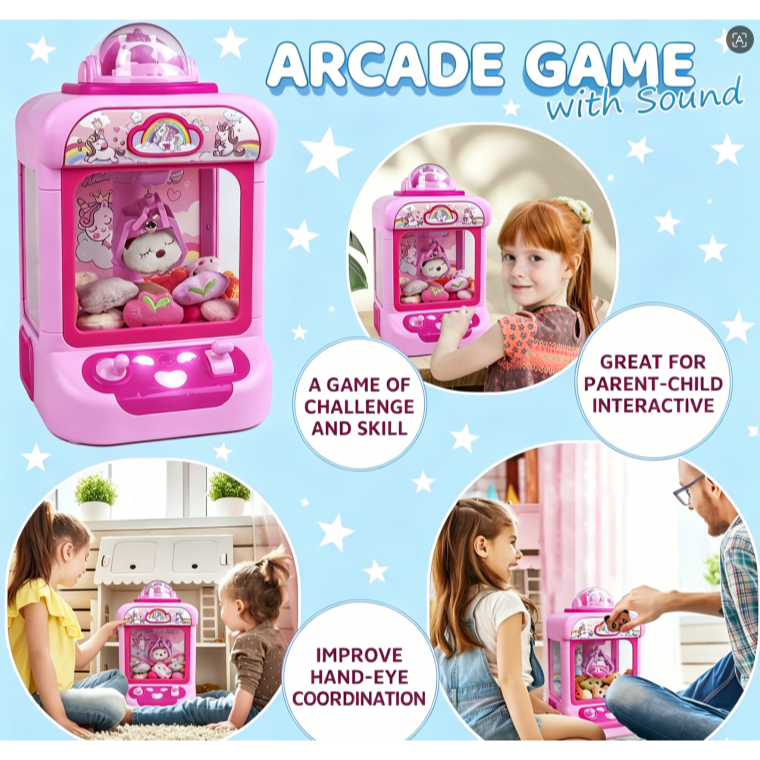 Marlene children's claw machine, mini vending machine